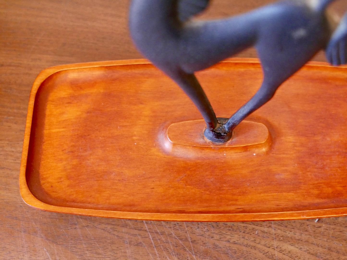 南部鉄器【ルームフレンド】馬のトレイ 馬場忠寛 60年代 ヴィンテージ フォークアート