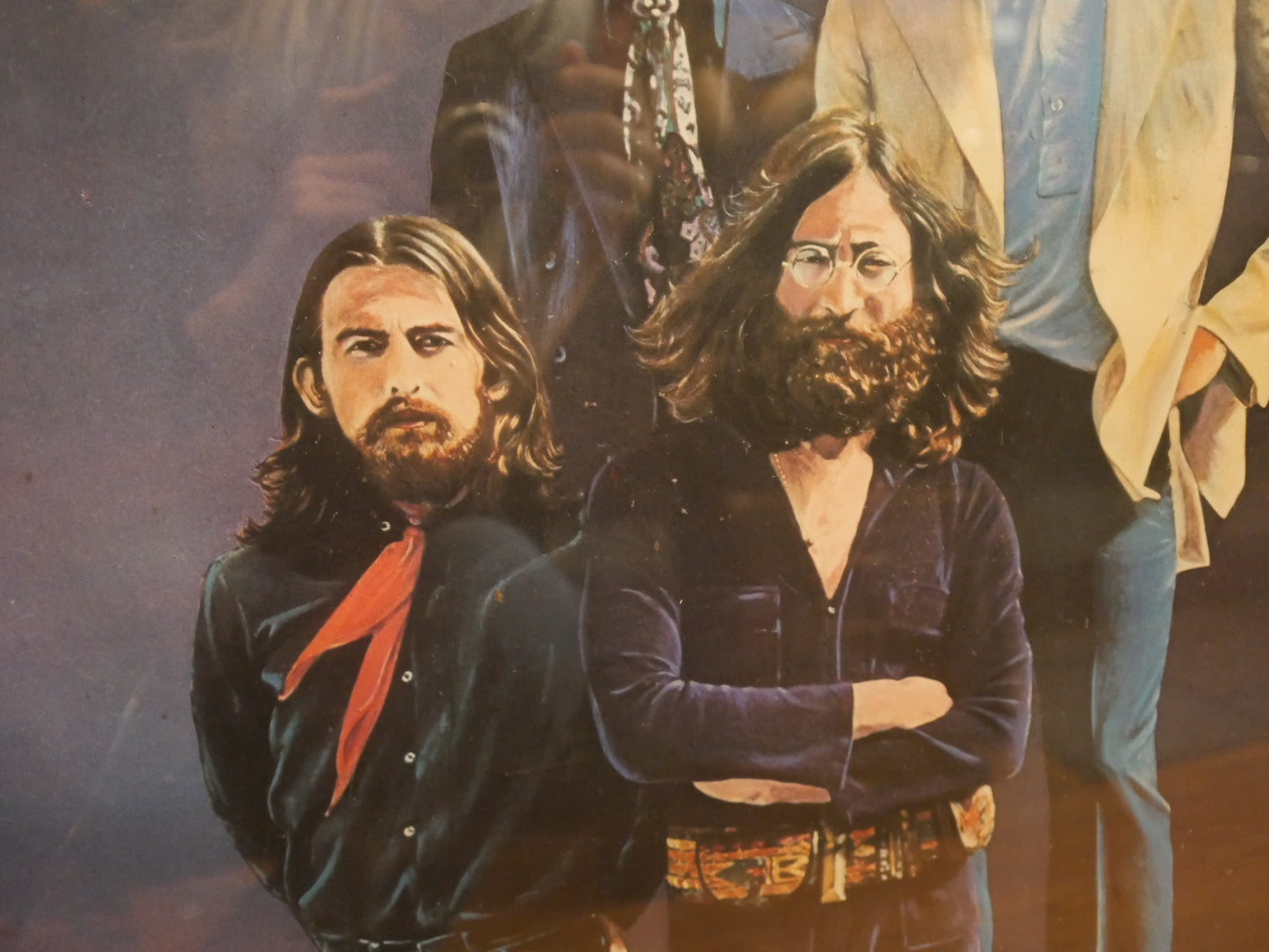 横尾忠則 【The Beatles】大判ポスター 額付き 1973年