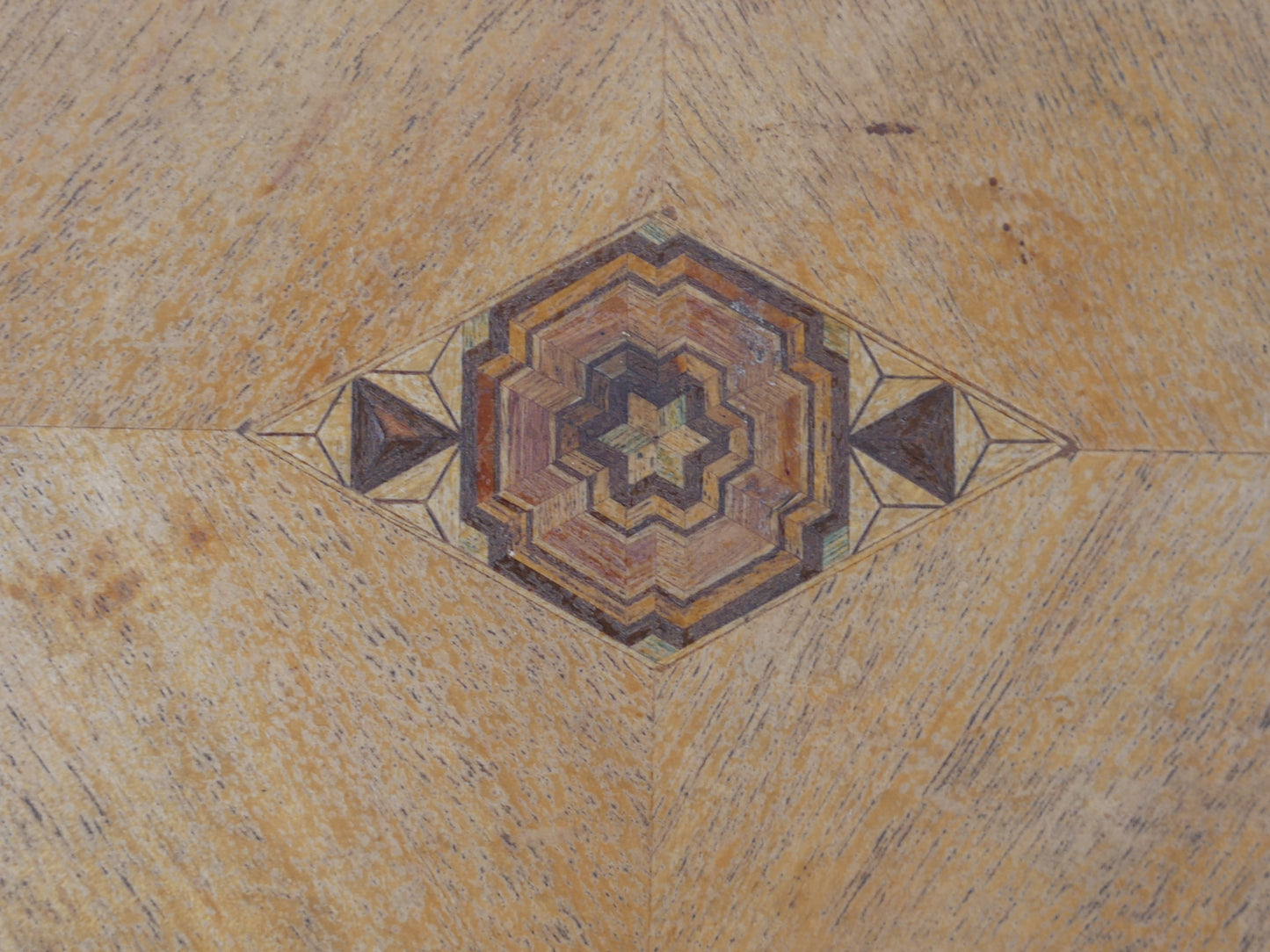 寄木細工 デスク型小物入れ 象嵌 ドール用ミニデスク 伝統工芸品 昭和初期頃 古道具