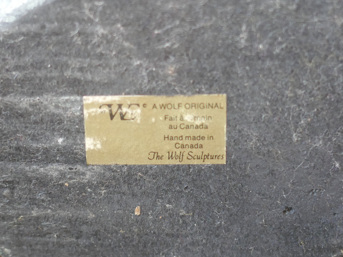 WE A WOLF ORIGINAL【イヌイット親子と犬】The wolf sculptures イヌイットアート ソープストーン スカルプチャー 石彫 カナダ