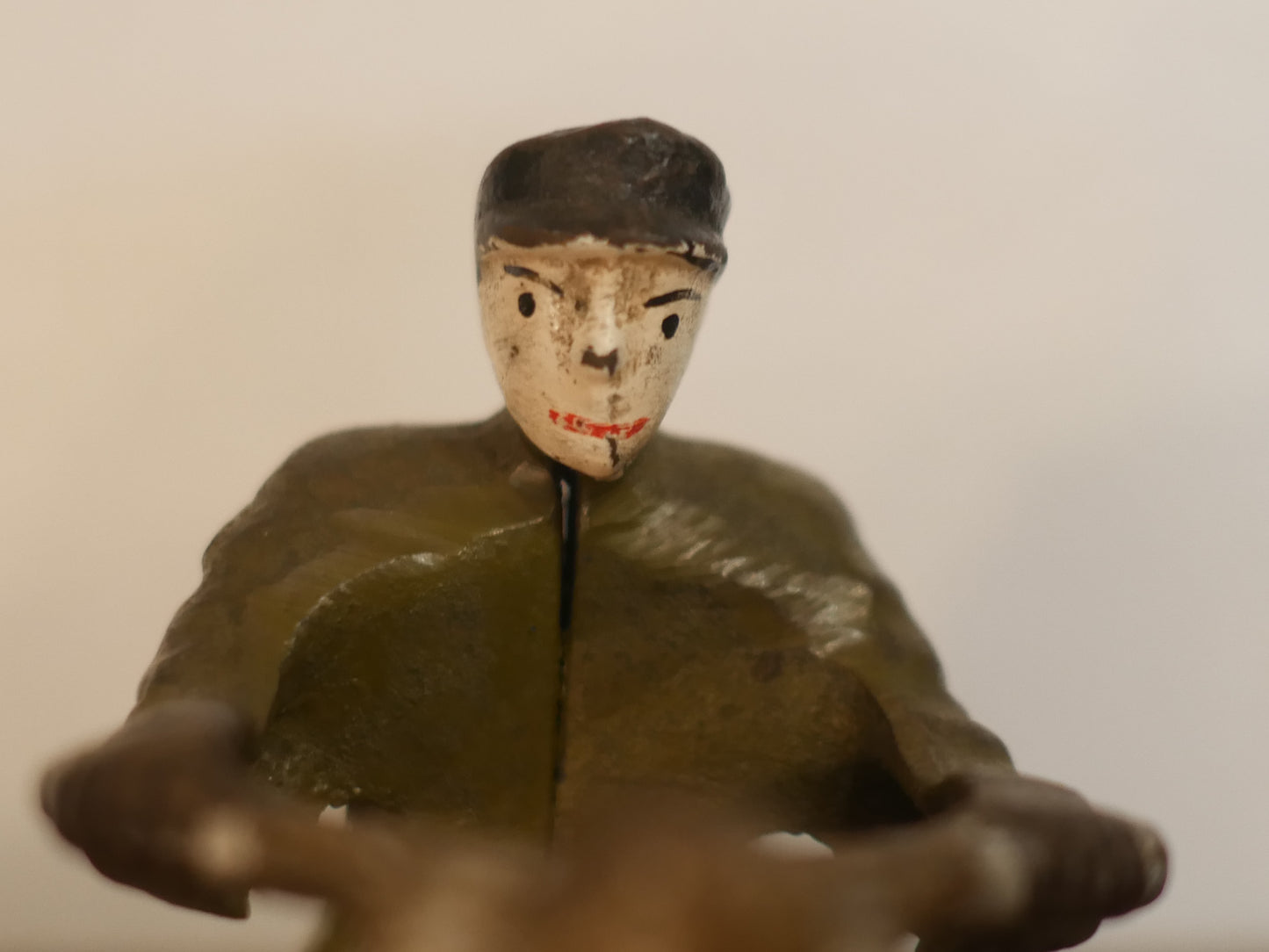 1930年代 鋳鉄製 玩具 パトロール中の兵隊さん 戦前