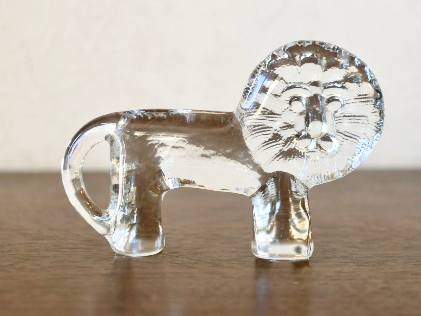 スウェーデン Kosta Boda【 コスタボダ 】ライオン Zooシリーズ ライオン ガラスのオブジェ ペーパーウェイト