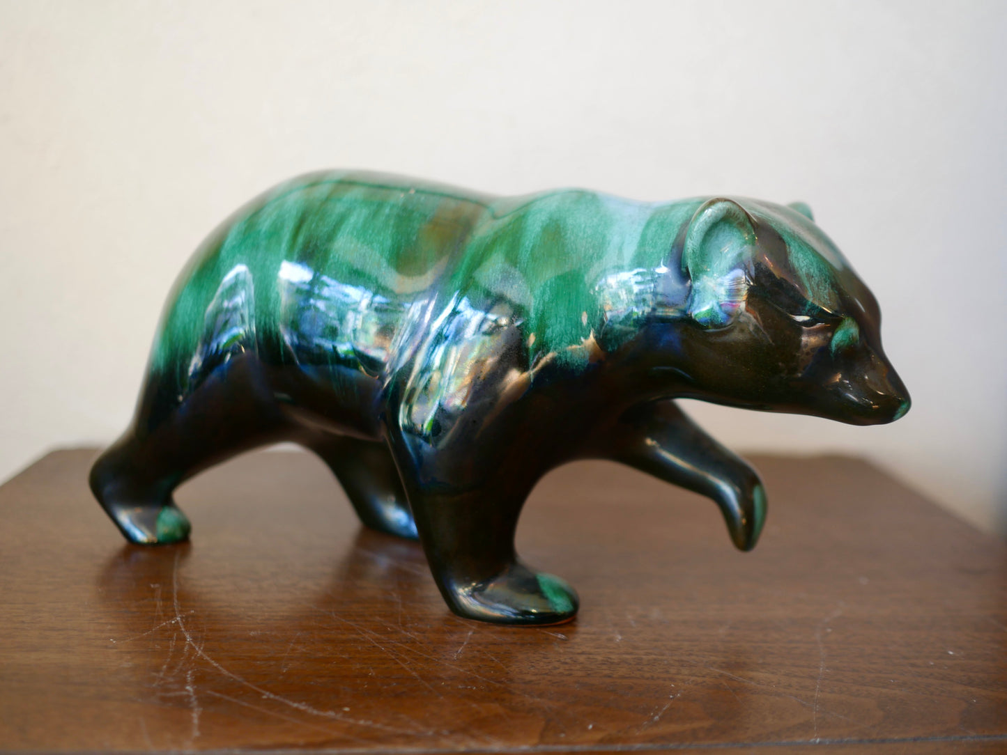 カナダ製【BLUE MOUNTAIN POTTERY】熊 陶器 オブジェ