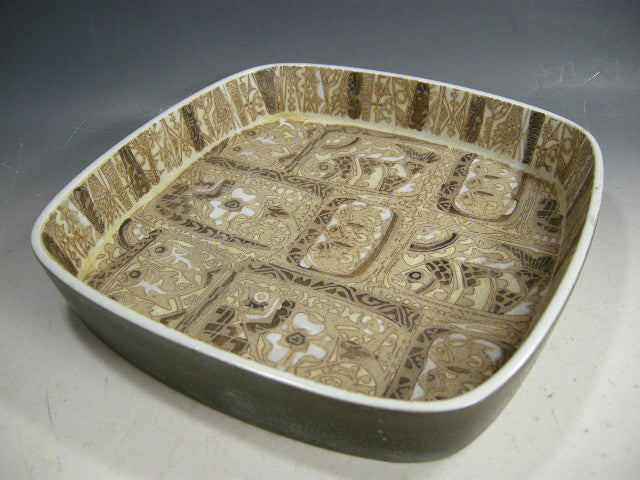 ROYAL COPENHAGEN 【 BACA (バッカ) シリーズ トレイ】 Fajance窯 (魚) Nils Thorsson