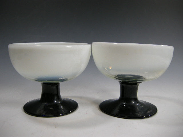 乳白ぼかし氷コップ 2客揃