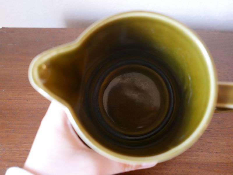 Hornsea【HEIRLOOM】ミルクジャグ レイクランドグリーン 1972 イギリス ホーンジー