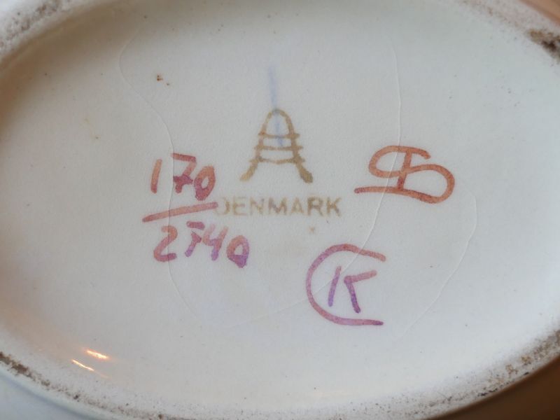 Royal Copenhagen【TENERA】 アルメニア工房 涙型ベース 花瓶 ビンテージ ロイヤルコペンハーゲン Kari Christensen