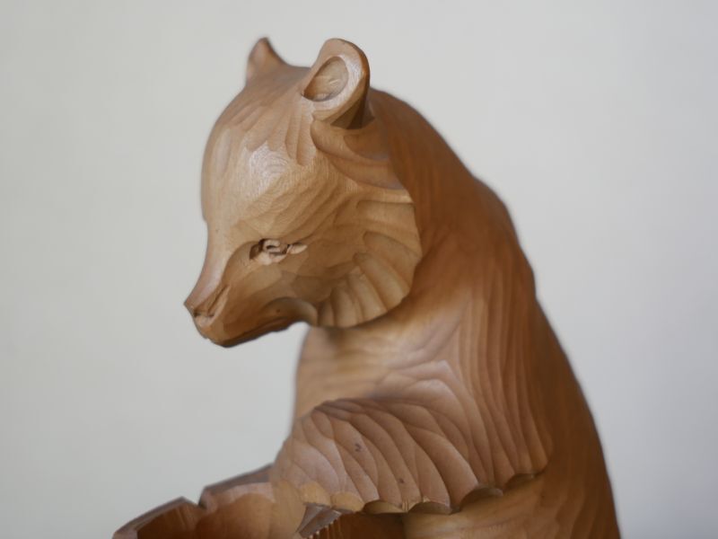 USSR製 木彫の熊 ソ連 ソビエト連邦