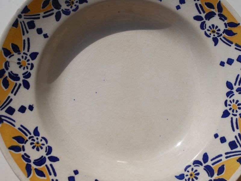 フランス ヴィンテージ 花柄 ディナープレート RAYMONDE 1930年~1940年代