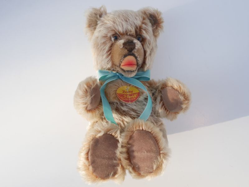 Steiff【Zotty】ゾッティテディベア 1980年代 シルバーボタン シュタイフ モヘアボディ グラスアイ ドイツ