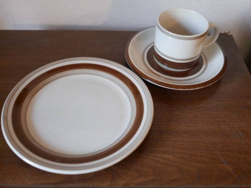 ARABIA【Pirtti】カップ&ソーサートリオ Anja Jaatinen-Winquist アラビア ピルッティ フィンランド 北欧 ヴィンテージ