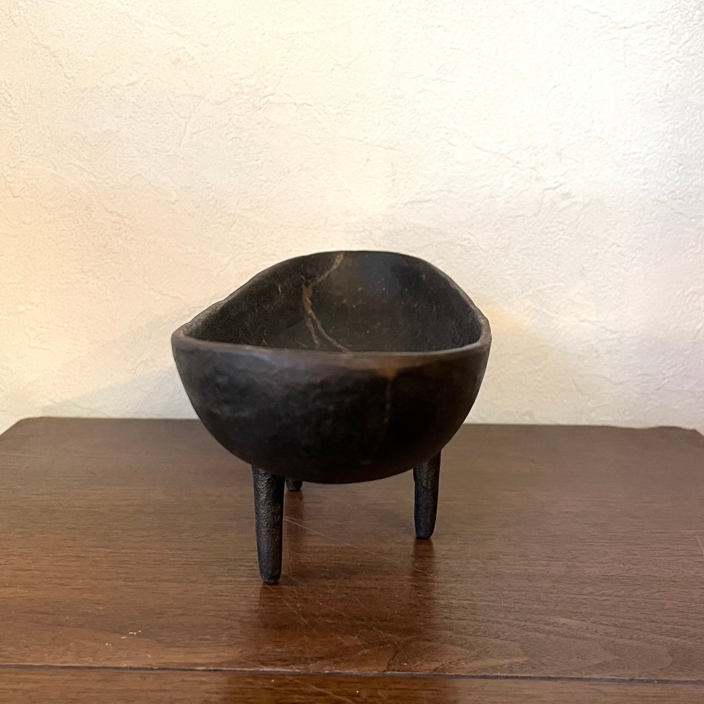 南部鉄器【三つ足水盤】馬場忠寛 花器 鋳物 鋳造 ヴィンテージ 伝統工芸