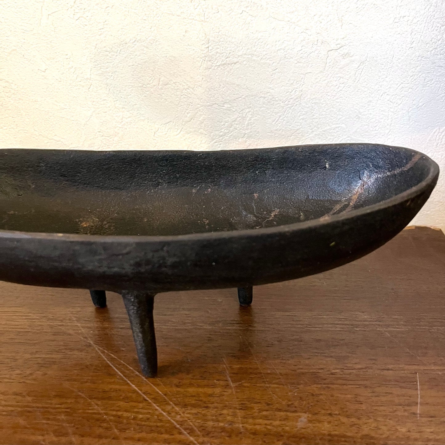 南部鉄器【三つ足水盤】馬場忠寛 花器 鋳物 鋳造 ヴィンテージ 伝統工芸