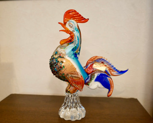 Murano Glass 鳥のオブジェ ヴェネチアンガラス ムラーノガラス イタリア