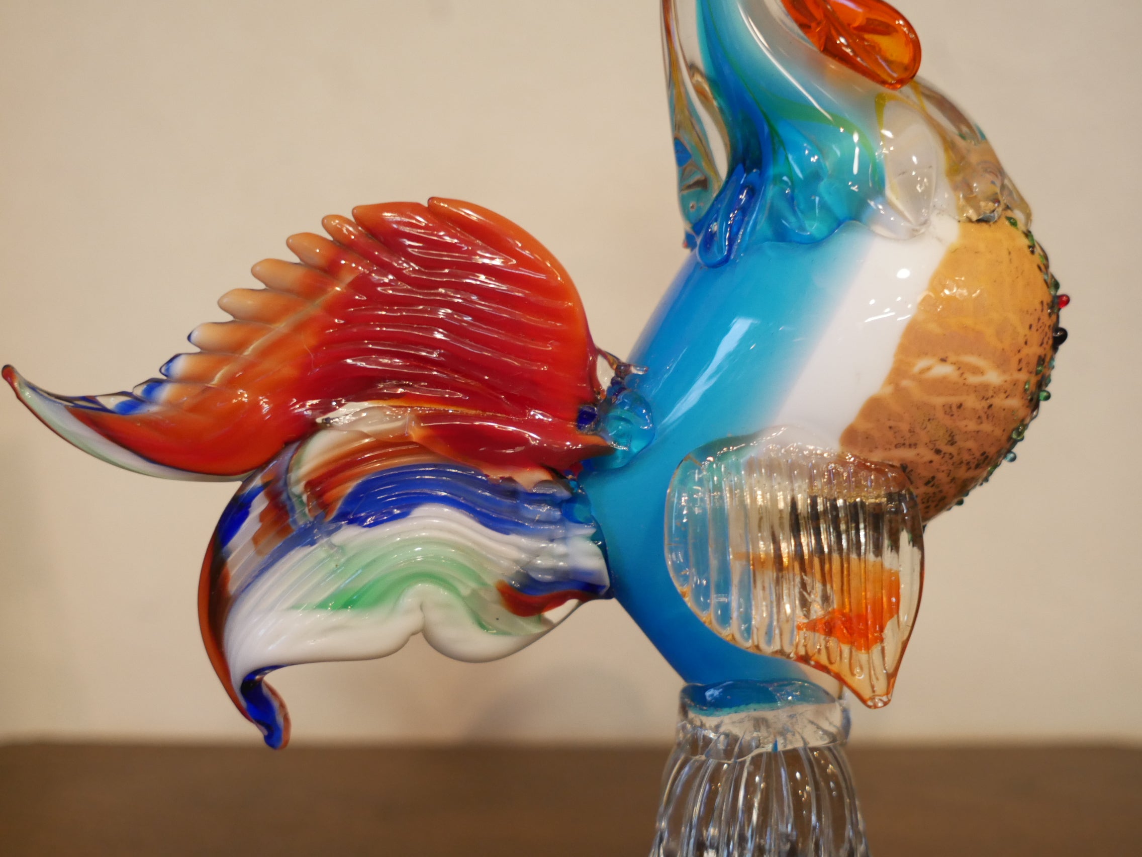 Murano Glass 鳥のオブジェ ヴェネチアンガラス ムラーノガラス イタリア