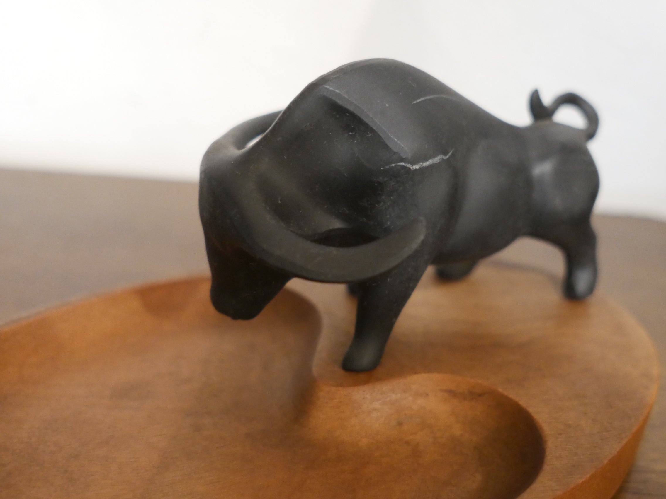 南部鉄器　【ルームフレンド】牛のトレイ 馬場忠寛 60年代 ヴィンテージ フォークアート