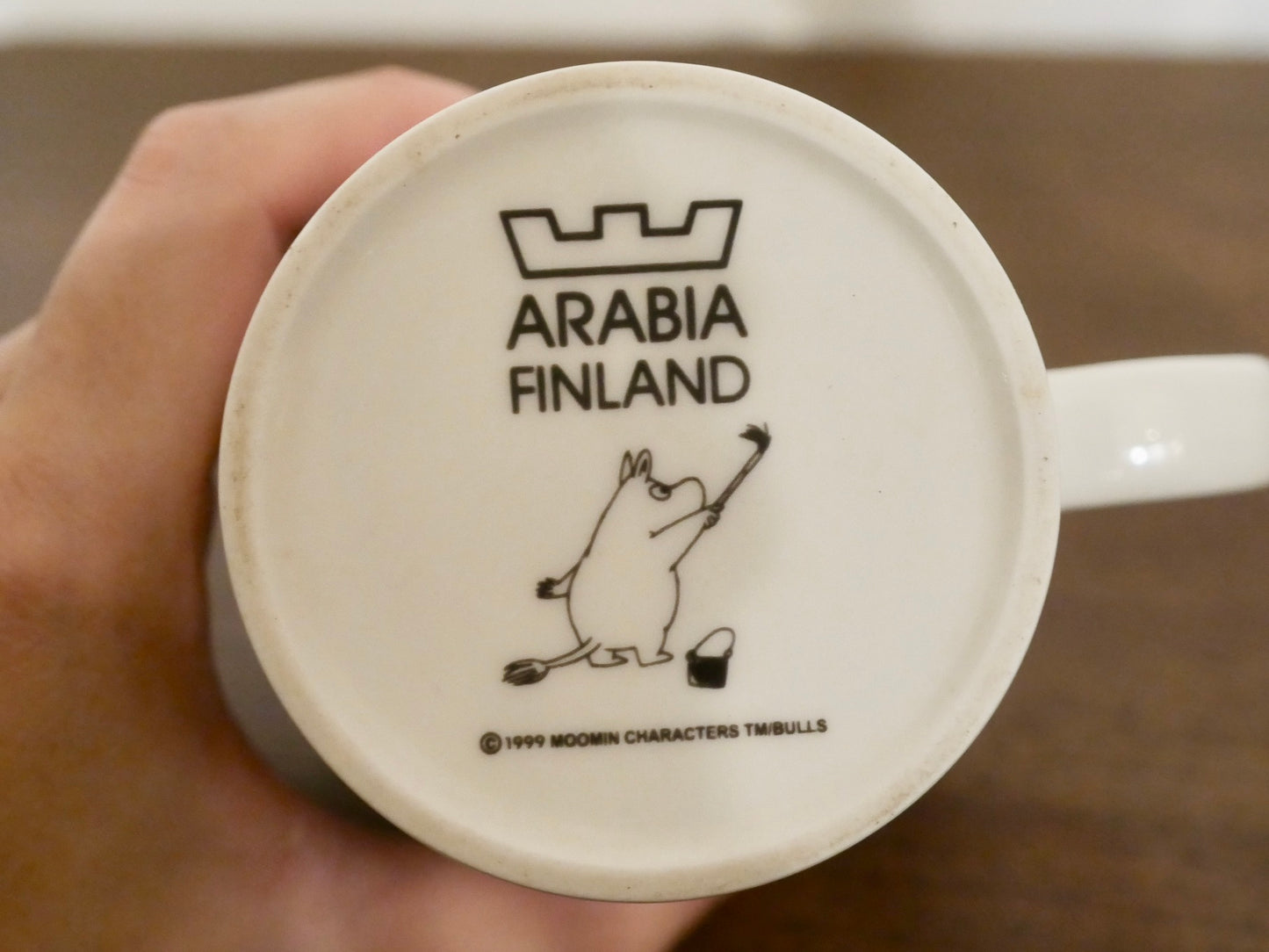 ARABIA 【Moomintroll on ice】 マグカップ アラビア ムーミン 北欧