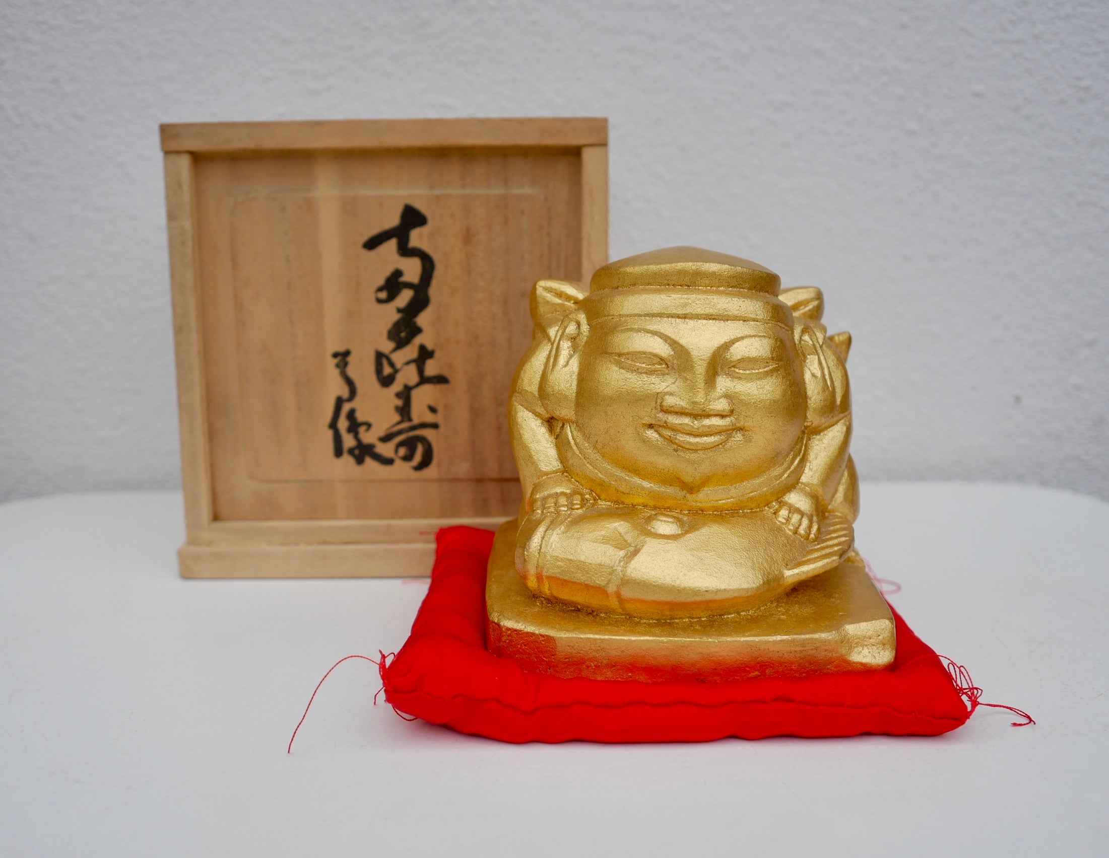 文化勲章受章 彫刻家 平櫛田中 ブロンズ 金箔仕上 【恵比寿尊像】共箱 – smileantiques