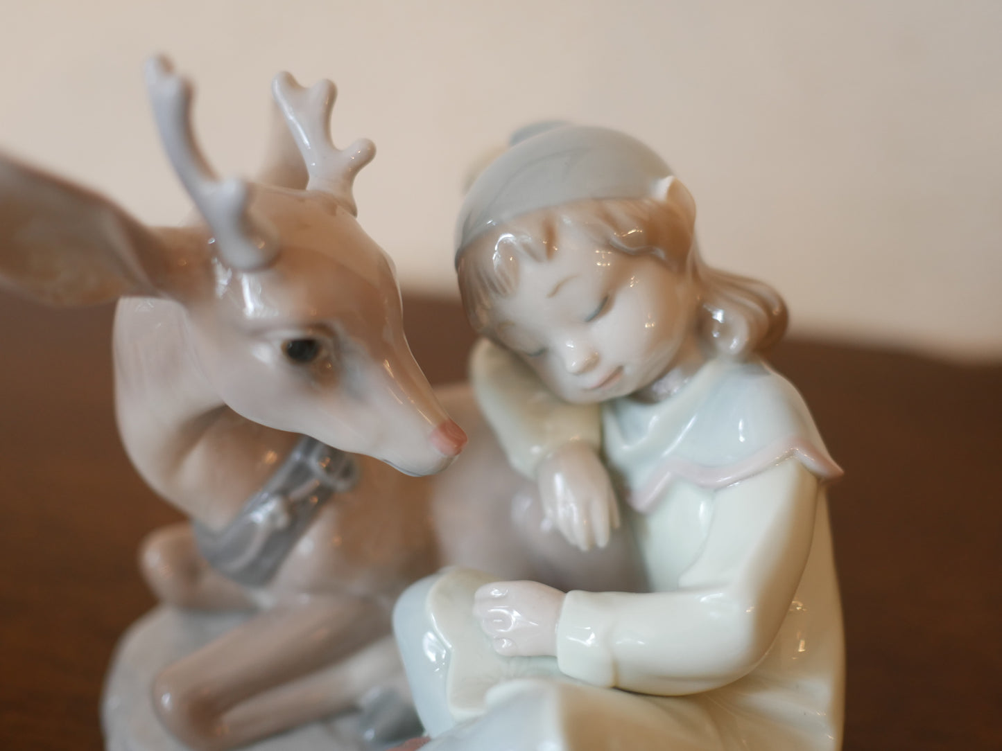 LLADRO【トナカイと妖精】フィギュリン 2004年 Santa’s Magical Workshop リヤドロ 絶版 美品