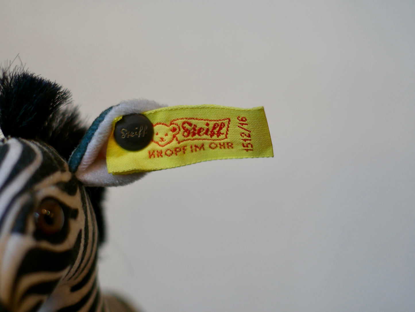 Steiff【Zebra Zoelle】16m ヴィンテージ シュタイフ ドイツ ゼブラ