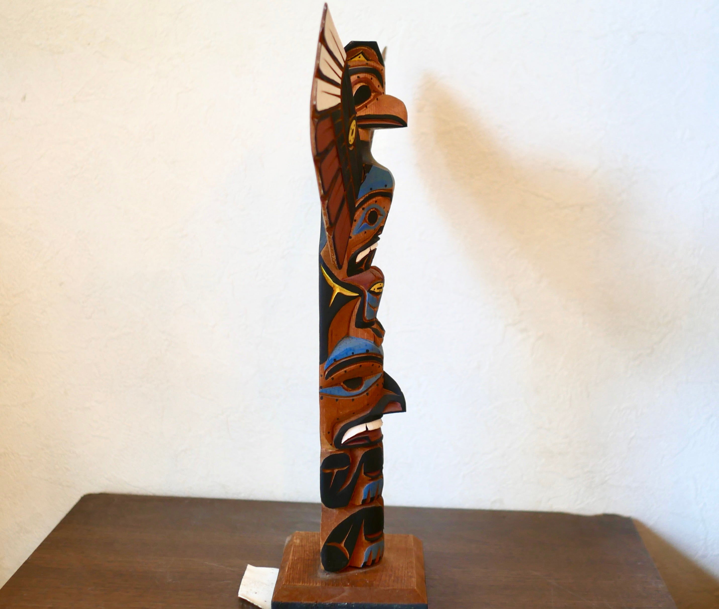 トーテムポール 木彫り 彫刻 Totem Pole – smileantiques