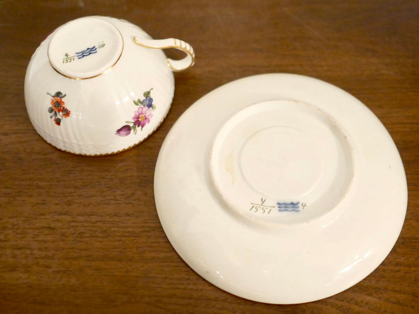 ROYALCOPENHAGEN【Saxon Flower】カップ&ソーサー Marianne Johnson ロイヤルコペンハーゲン 北欧