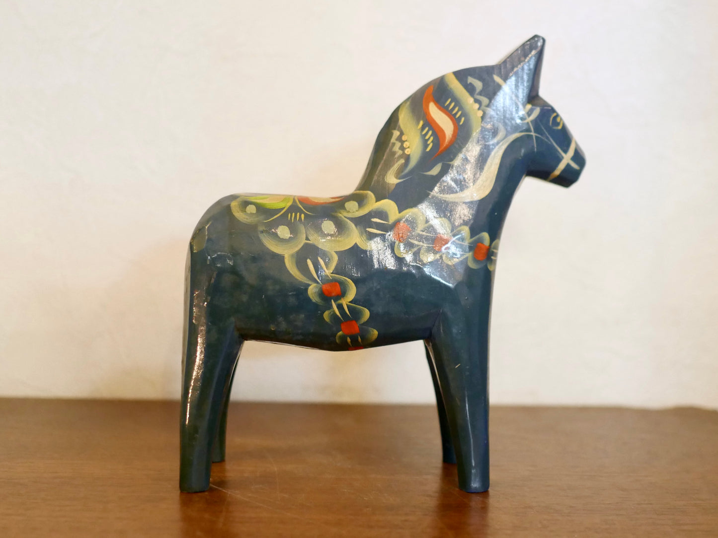 スウェーデン John Gudmunds【ダーラナホース グリーン】大 ヴィンテージ