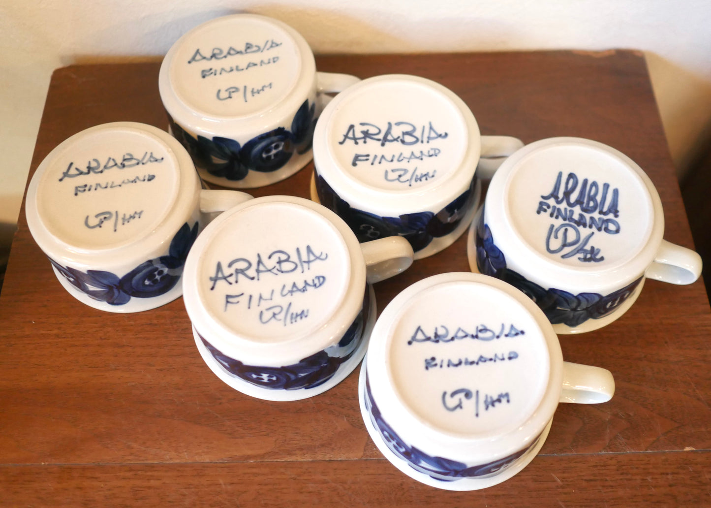 ARABIA【Anemone】カップ＆ソーサー 美品 Vintage