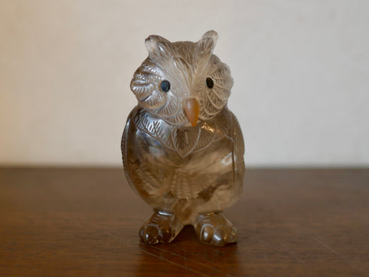 スモーキークォーツ フクロウ 煙水晶 Smoky Quartz