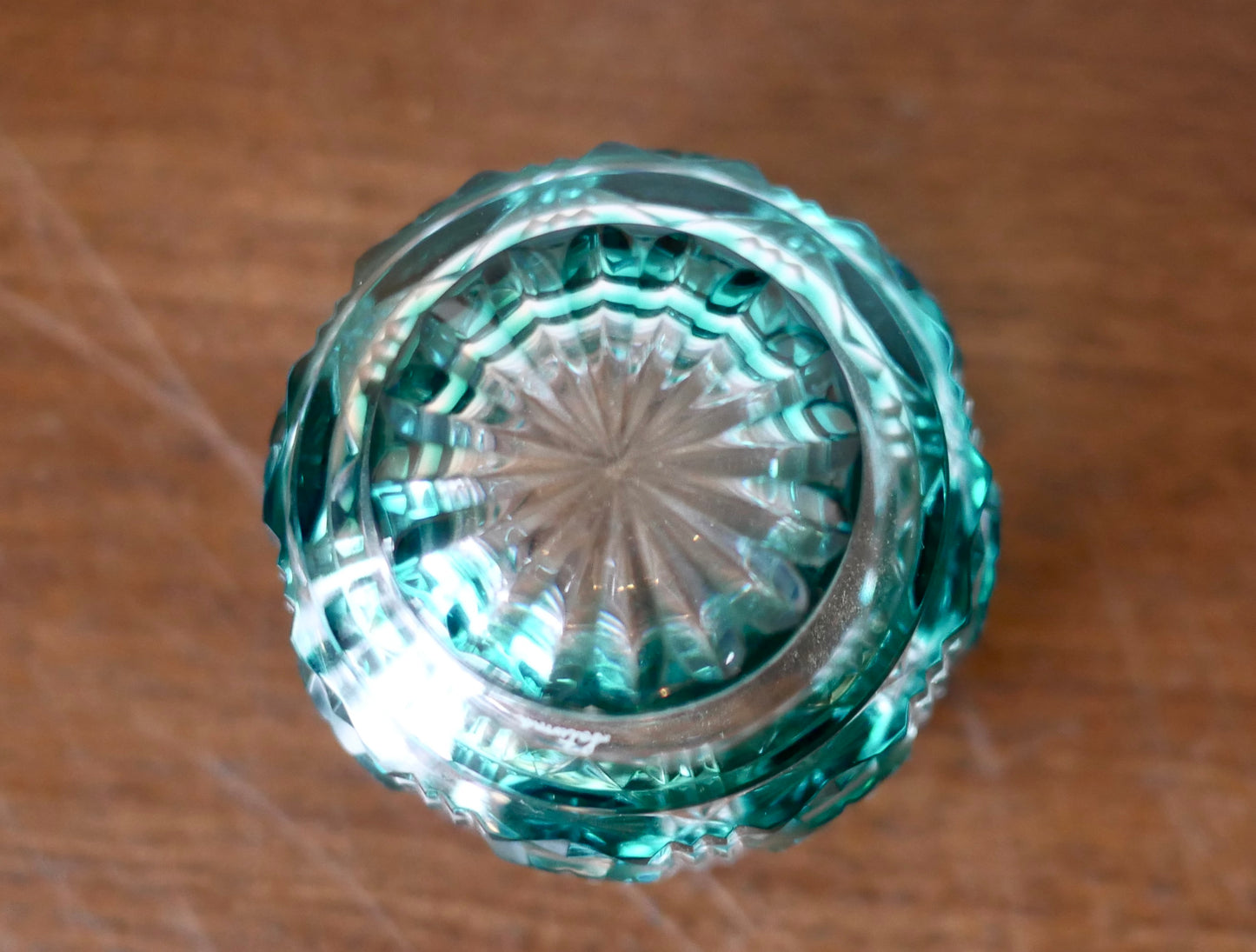 薩摩切子 猪口 クリスタルガラス