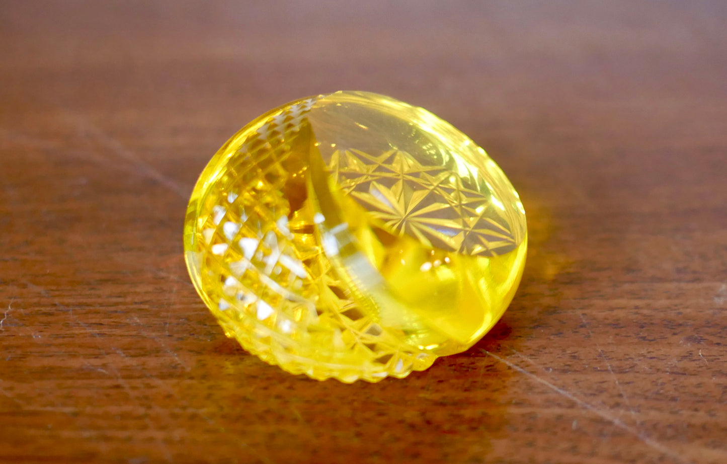 島津薩摩切子 ペーパーウェイト 「薩摩の雫」