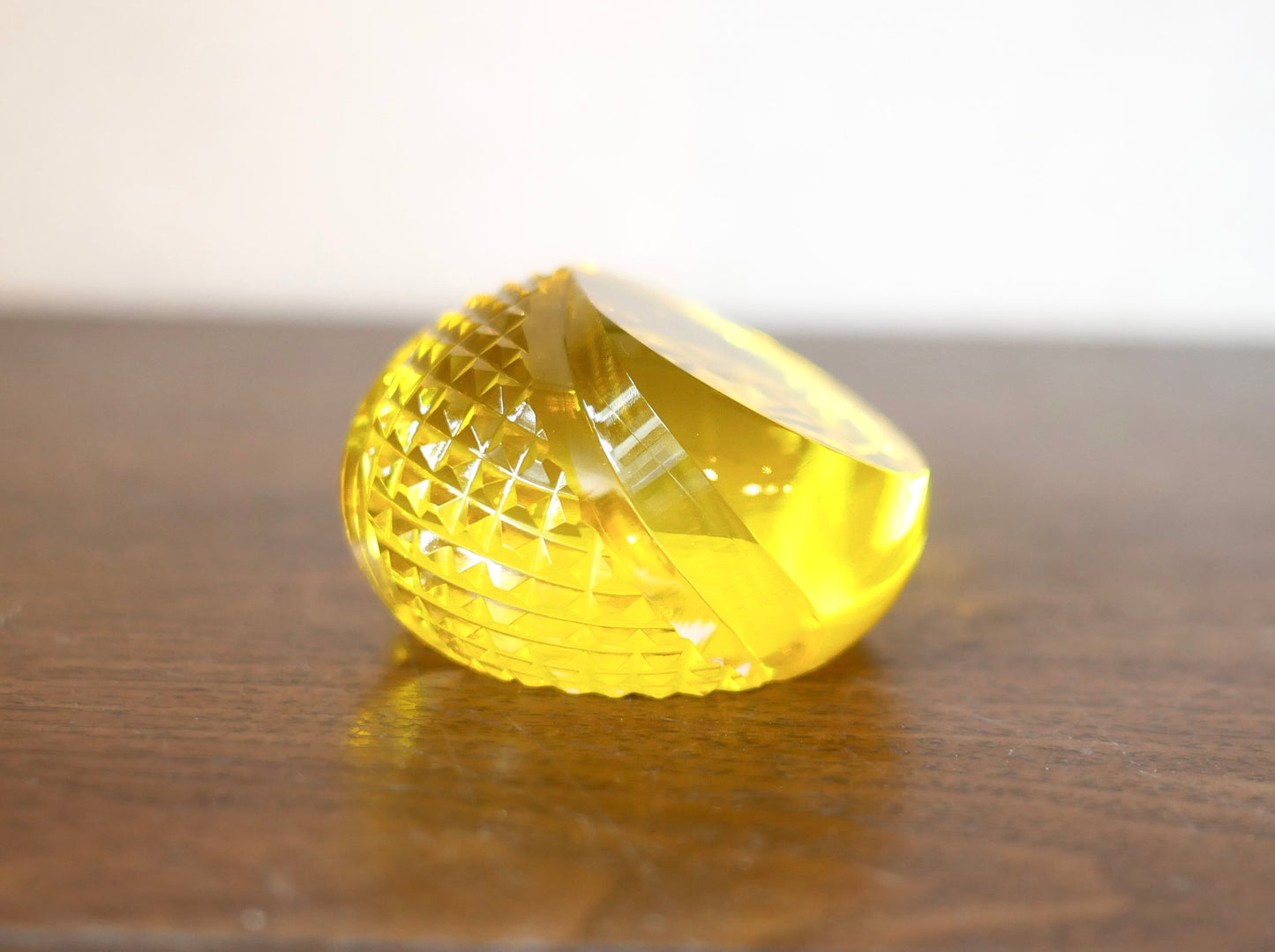 島津薩摩切子 ペーパーウェイト 「薩摩の雫」