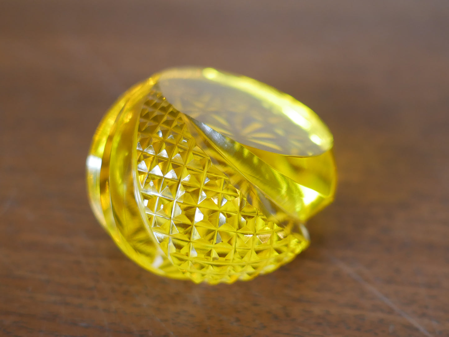 島津薩摩切子 ペーパーウェイト 「薩摩の雫」