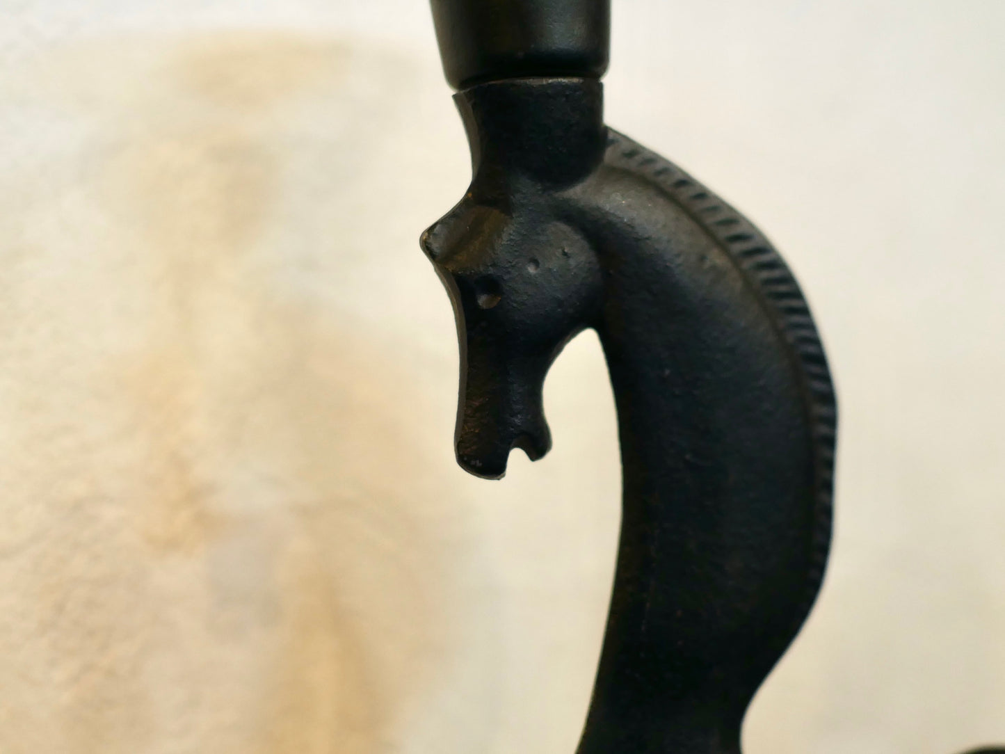 南部鉄器 馬 燭台 キャンドルスタンド