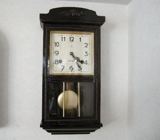 ANSONIA 角型掛時計 古時計 アンソニア