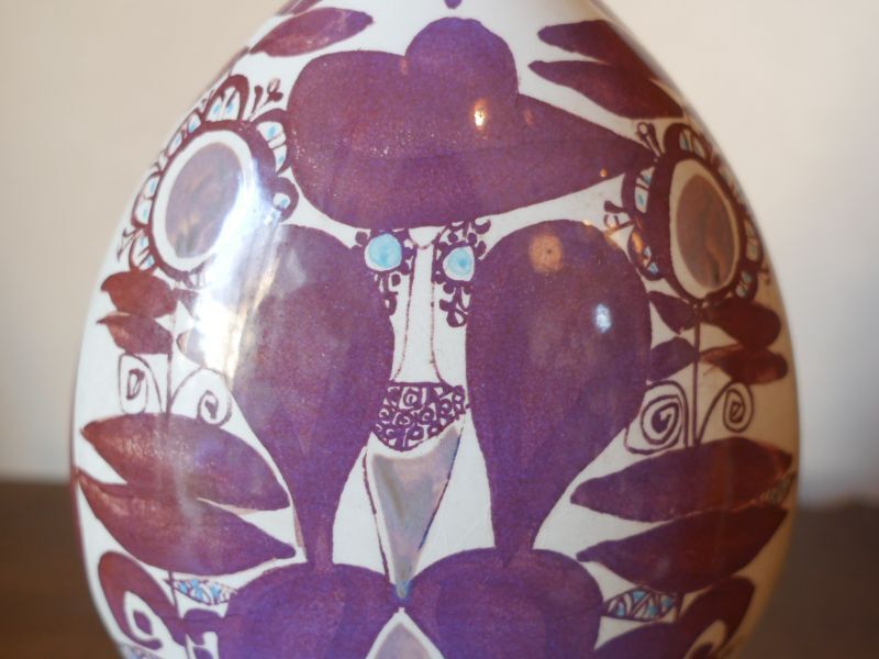 Royal Copenhagen【TENERA】 アルメニア工房 涙型ベース 花瓶 ビンテージ ロイヤルコペンハーゲン Kari Christensen