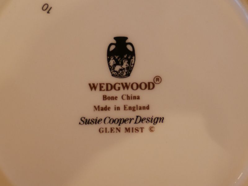 WEDGWOOD【GLEN MIST】Susie Cooper Design カップ＆ソーサー A ウェッジウッド グレンミスト スージーク –  smileantiques