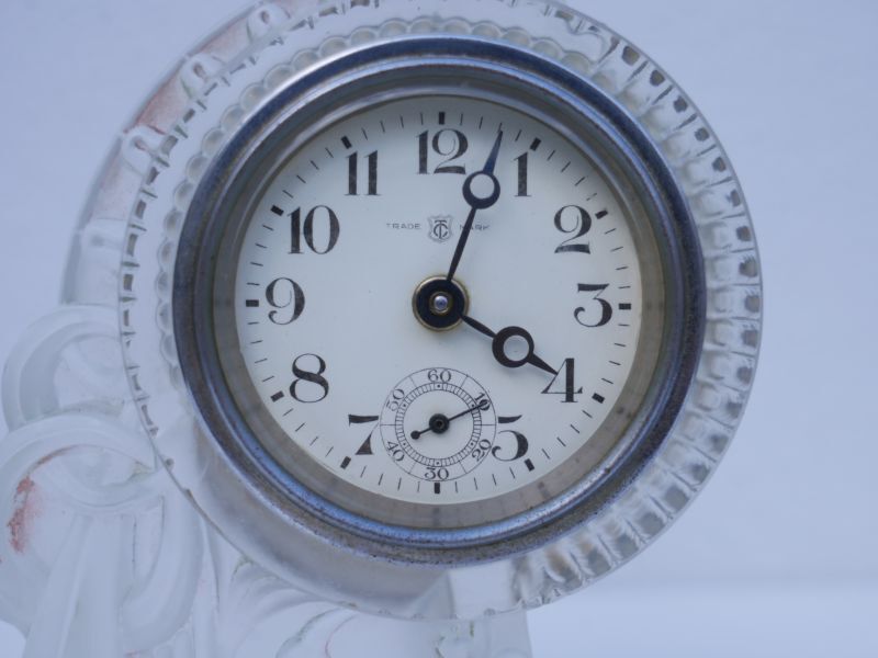 TOKYO TOKEI アールデコ 手巻き アンティークガラス置時計 東京時計