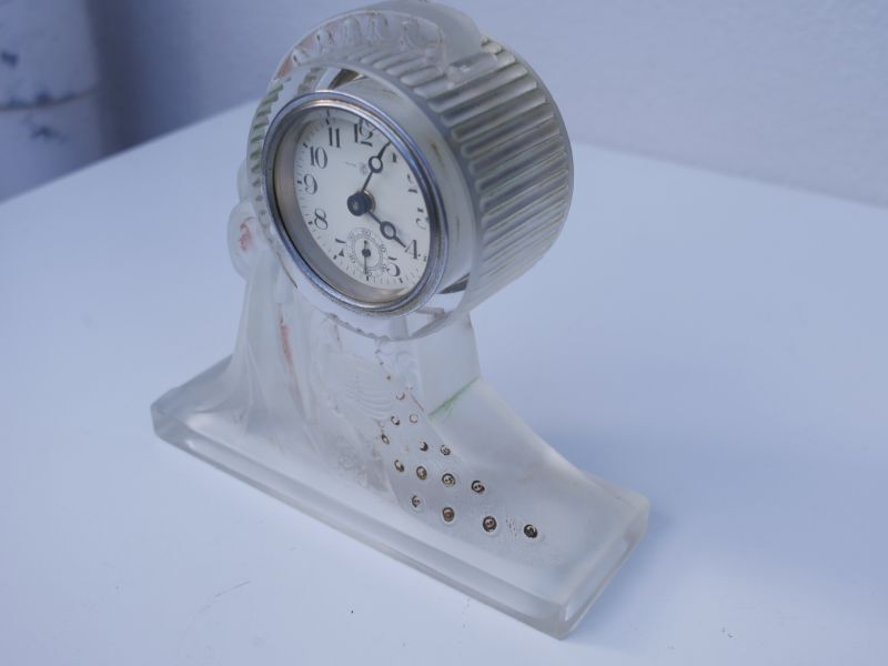 TOKYO TOKEI アールデコ 手巻き アンティークガラス置時計 東京時計