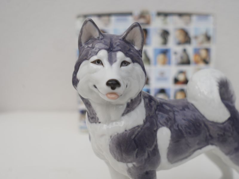 ROYALCOPENHAGEN シベリアンハスキー フィギュリン 犬 共箱 ロイヤルコペンハーゲン 北欧